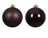 Weihnachtskugeln Kunststoff 6cm 12 Stück - Schwarze Trüffel Produktbild-Vorschau 2