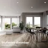 2x set di 6 luci da incasso a LED plafoniera dimmerabile Anteprima dell’immagine prodotto 6