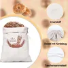 Brotbeutel Leinen 2er Set, 40x30cm zur Brotaufbewahrung Produktbild-Vorschau 4
