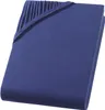 Heavy-Jersey Spannbettlaken 200x200 Navy-Blau Produktbild-Vorschau 2