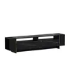 HOMIDEA Angel TV - Meuble TV bas avec 2 portes, design Voir les images du produit 8