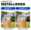 Pfostenkappe rund Edelstahl Ø  81 mm Zaunkappe Schutzkappe Produktbild-Vorschau 3