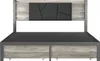 Łóżko podwójne 140x200 cm, metalowe, z oświetleniem LED i Podgląd zdjęcia produktu 6