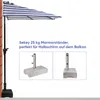 Sekey Balkonschirm Halbrund 270 cm – Sonnenschirm mit Produktbild-Vorschau 5