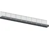 Pertura Geländerset Triton Aluminium taupe Bodenmontage 9 m Produktbild-Vorschau 2