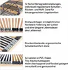 Close-up images of a slatted bed base with accompanying descriptive text. Produktbild-Vorschau