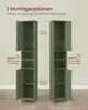 VASAGLE Badezimmerschrank mit Beleuchtung, hoch, 40 cm Produktbild-Vorschau 5