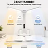 LUMILED Dual Arm LED Schreibtischlampe Dimmbar 3 Produktbild-Vorschau 3