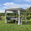 TOOLPORT Gazebo da Giardino 3x4 m con telo impermeabile da Anteprima dell’immagine prodotto 11