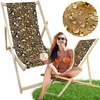 Skládací dřevěná lehátka „Leopard Spots“ – zahradní židle, Náhled obrázku produktu 2