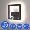 LED Außenwandleuchte 1849A1 D-METRA 12W mit Bewegungsmelder Produktbild-Vorschau 1
