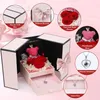 Ewige Echte Rose mit Herz Halskette (Ich Liebe Dich in 100 Produktbild-Vorschau 4