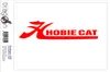 Aufkleber / Autoaufkleber - JDM - Die cut - HOBIE CAT Decal Produktbild-Vorschau 2