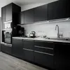 DecoMeister Möbelfolie selbstklebend 100x200 cm - Schwarz Produktbild-Vorschau 4