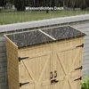 BEALIFE Gartenschrank 140x44x162 cm | 2 Türen & großes Produktbild-Vorschau 4