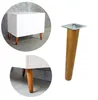 Schräg Buchenbein UNIQ 25 cm mit Montageplatte Walnussfarbe Produktbild-Vorschau 4