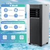 COSTWAY 7000BTU mobile Klimaanlage für 28㎡, 3-in-1 Produktbild-Vorschau 4