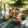 Duża perłowa misa z szafranem w przezroczystym szkle, Podgląd zdjęcia produktu 2