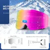 Qunature Lunettes de ski sans cadre SNOWBOARDBRILLE UV400 Voir les images du produit 4