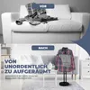 Muntel Herrendiener mit Kleiderbügel, Hosenbügel und Produktbild-Vorschau 3