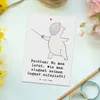 Mr. & Mrs. Panda Grußkarte Fechten Eleganz - Weiß - Produktbild-Vorschau 2