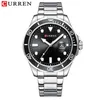 A close-up studio shot of a men's wristwatch against a white background. Produktbild-Vorschau