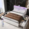 OYAJIA 140 cm x 200 cm Polsterbett LED-Beleuchtung Produktbild-Vorschau 3
