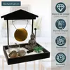 Budda z ogrodu Zen z gongiem na talerzu - Akceptowalne Podgląd zdjęcia produktu 17