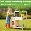 Matschküche für Kinder mit Tafel und Wasserhahn Produktbild-Vorschau 3