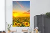MuchoWow® Poster Blumen - Sonnenblume - Sonnenuntergang - Produktbild-Vorschau 2