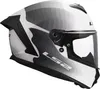 LS2 FF820 Rapid III Flow Helm, weiß/grau, M (57/58) Produktbild-Vorschau 5