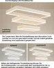 LED Pendelleuchte Hängelampe 6053FX-BS Rechteck weiß mit Produktbild-Vorschau 5