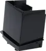 A close-up studio shot of a black plastic component. Produktbild-Vorschau
