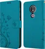 A teal flip case for a Motorola phone is shown from two angles. Náhľad obrázku produktu