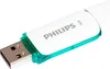 A close-up shot of a white Philips USB flash drive with a green translucent cap. Náhled obrázku produktu