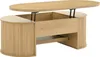 okwish Tavolo da conferenza con bordi in legno curvato, Anteprima dell’immagine prodotto 7