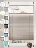 Sonello Plissee Klemmfix ohne Bohren 70cm x 220cm Braun Produktbild-Vorschau 1