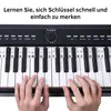 Silikon Klavieraufkleber Abnehmbar - 88 Tasten - Keyboard Produktbild-Vorschau 5