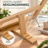 Bambus Kochbuchhalter 3-fach verstellbar, Buchständer & Produktbild-Vorschau 5