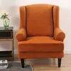 Ohrensessel Sofa Schonbezug Samt Plüsch High Stretch Cover Produktbild-Vorschau 2