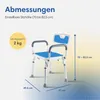 Safe Life Safe Age¬Æ Duschstuhl mit abnehmbarer Rückenlehne Produktbild-Vorschau 6
