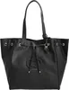 Elegante Damenhandtasche in Schwarz mit Kontrastdetails und Produktbild-Vorschau 7