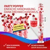 Konfettikanone Party Popper Rote Herzen - 1 Stück Produktbild-Vorschau 5