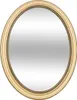 An oval mirror with a gold frame. Náhľad obrázku produktu