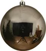 Bruchfeste Outdoor XL Weihnachtskugel Silberfarben Ø 20 cm Produktbild-Vorschau 3