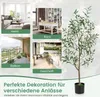 COSTWAY Sztuczne drzewo oliwne 130 cm, sztuczna roślina z Podgląd zdjęcia produktu 8