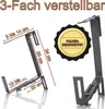 BigDean Blumenkastenhalterung 6 Stück Anthrazit für Balkon Produktbild-Vorschau 6