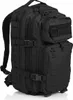 A black backpack is shown against a white background. Voir les images du produit