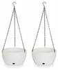 Relaxdays Blumenampel mit Wasserspeicher, 2er Set, HxD Produktbild-Vorschau 10