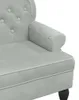 vidaXL Bank mit Rückenlehne Hellgrau 119,5x64,5x75 cm Samt Produktbild-Vorschau 6